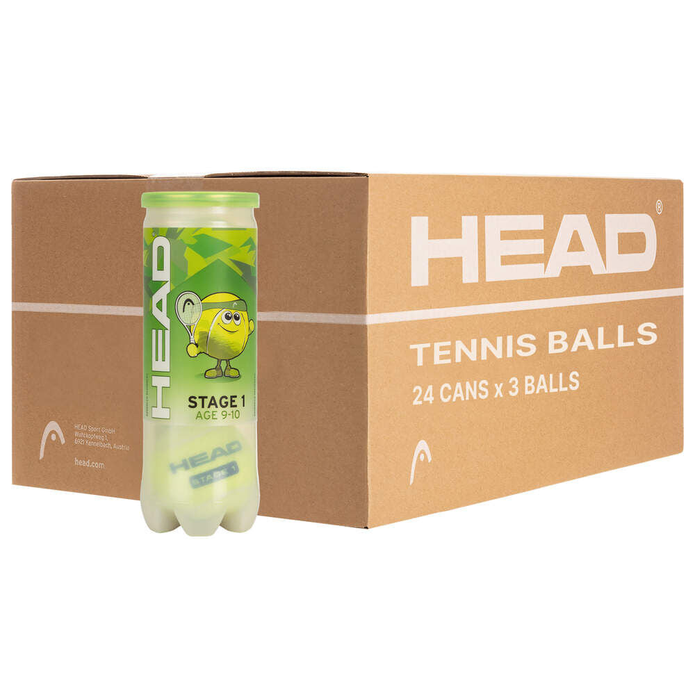 Head T.I.P. Green Tennis Balls (3 balls per can)