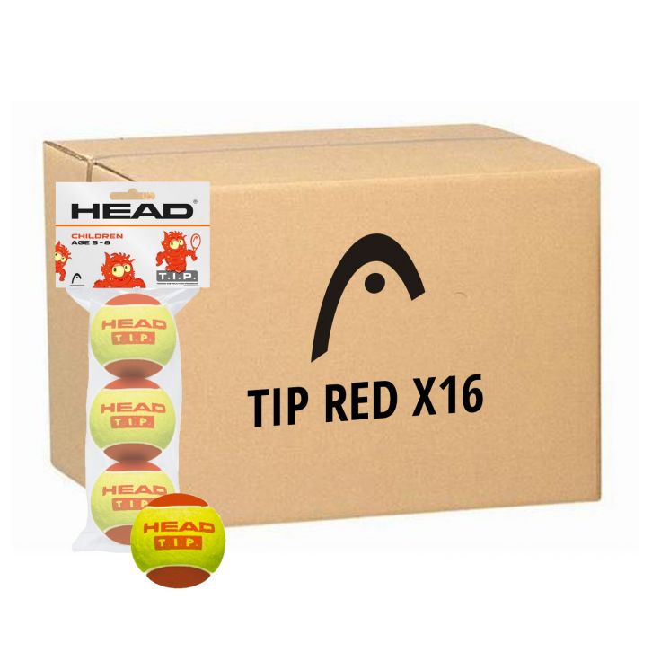 Head T.I.P. Red Trainer Tennis Balls (3 Ball Pack)