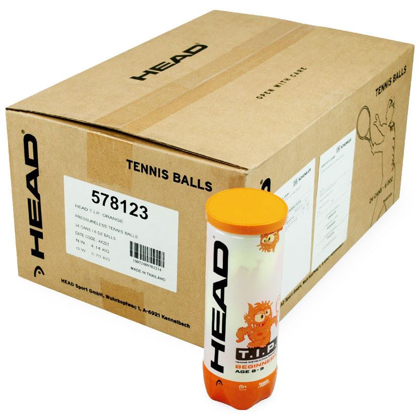 Head T.I.P. Orange Balls (3 balls per can)