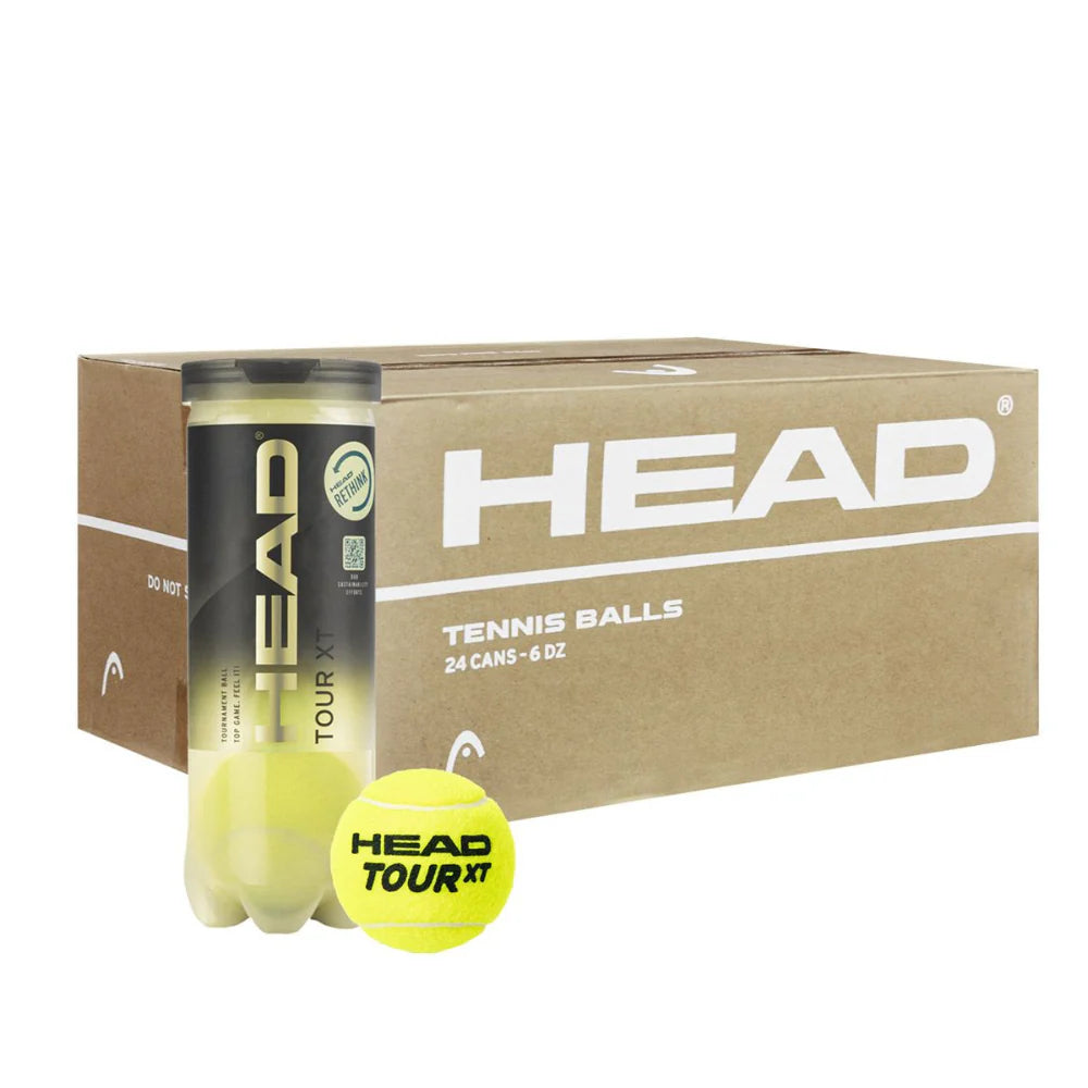 Head Tour XT Tennis Balls 3B (3 balls per can)