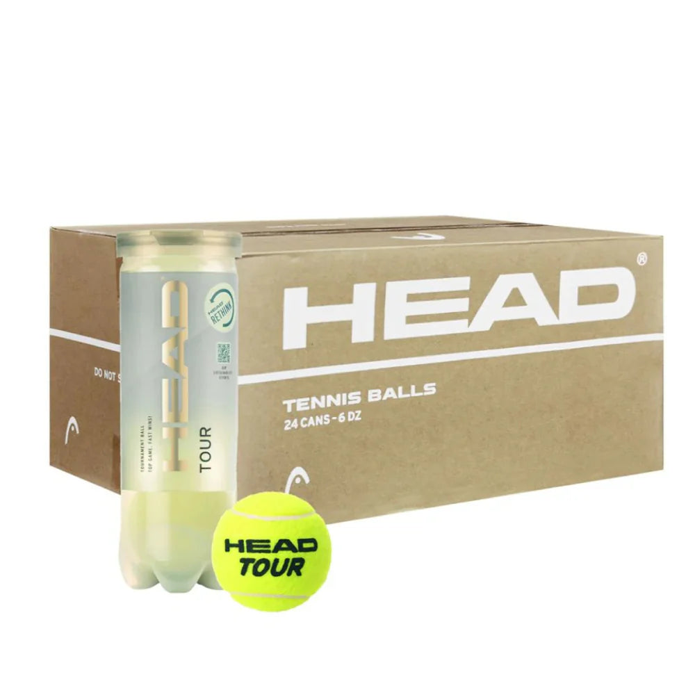 Head Tour Tennis Balls 3B (3 balls per can)