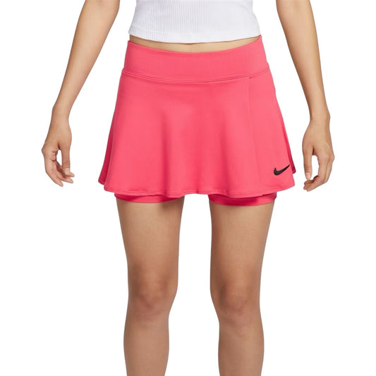 Nike Court Dri-FIT Victory Women's Flouncy Tennis Skirt (Rose Pink)