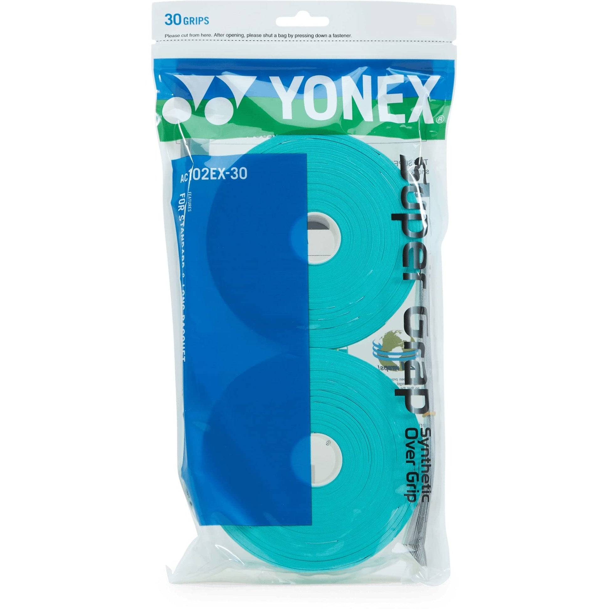 Yonex Super Grap Overgrip 30 pack (Black / Mint / White) - SportStation HK