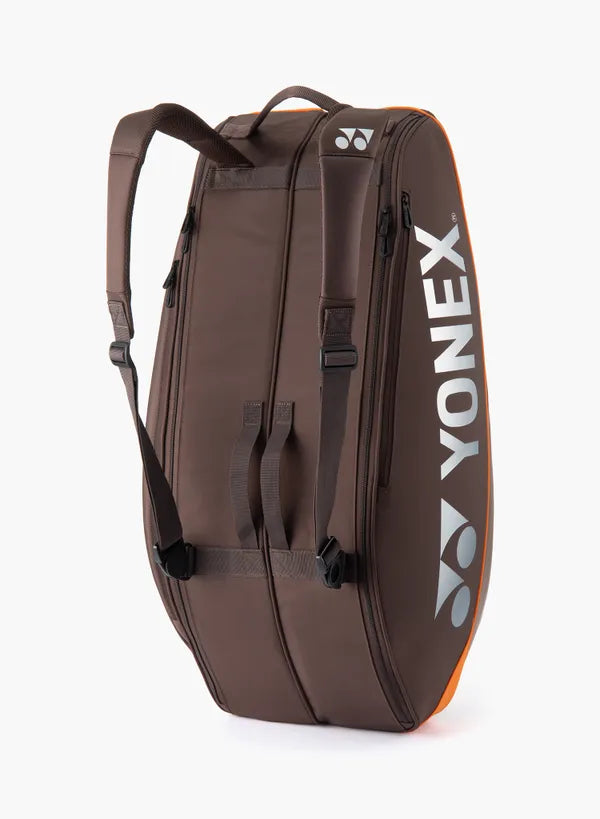 Yonex Pro (6 Pack) Racket Bag (Espresso Brown)