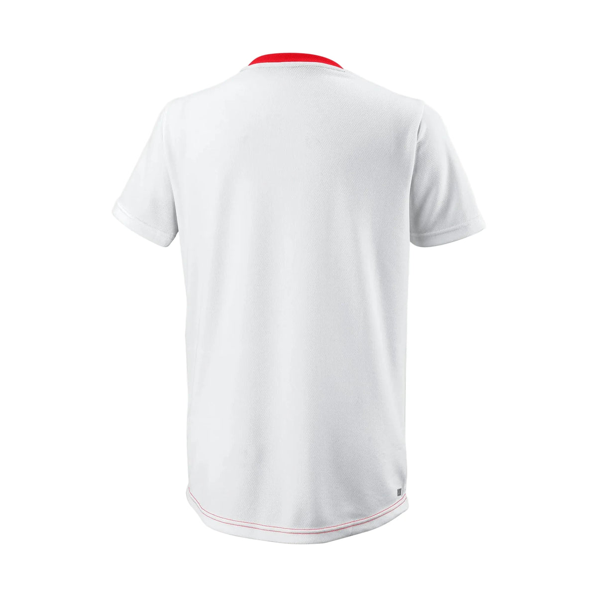 Wilson Junior Kids / Youth Boy’s Team 2 Boys’ Triangle Tee Top Shirt (White-Red / White-Black)