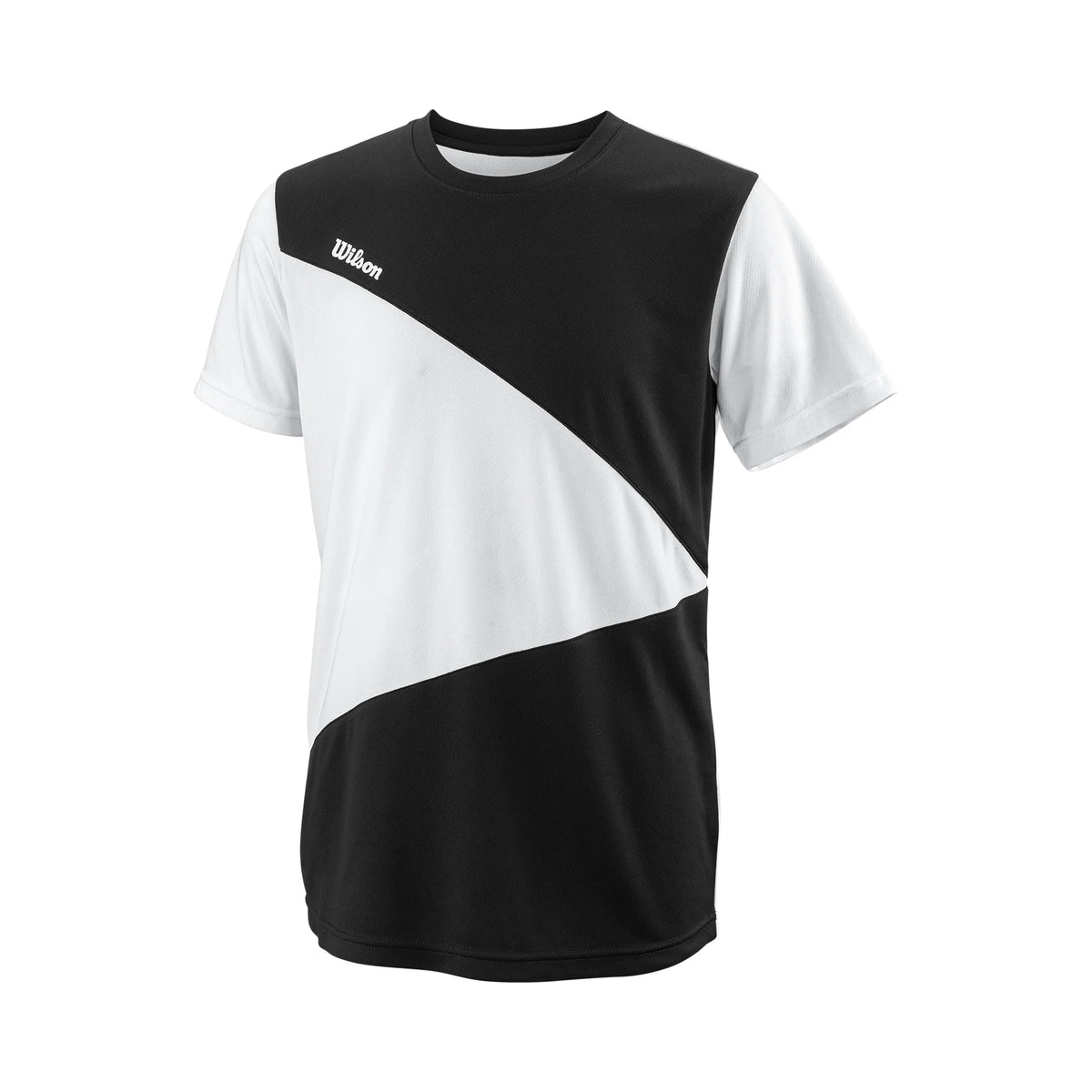 Wilson Junior Kids / Youth Boy’s Team 2 Boys’ Triangle Tee Top Shirt (White-Red / White-Black)