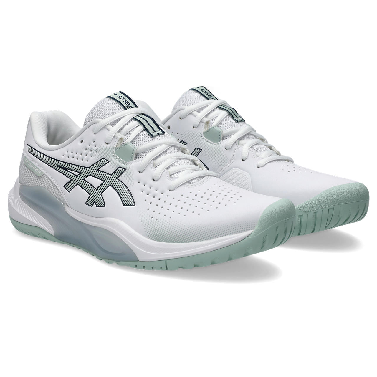Asics Gel-Challenger 15 Men's Tennis Shoes (White-Lichen Rock)
