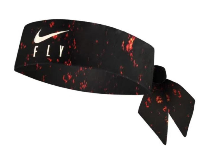 Nike Dri-Fit Fly Head Tie (Black-fire)