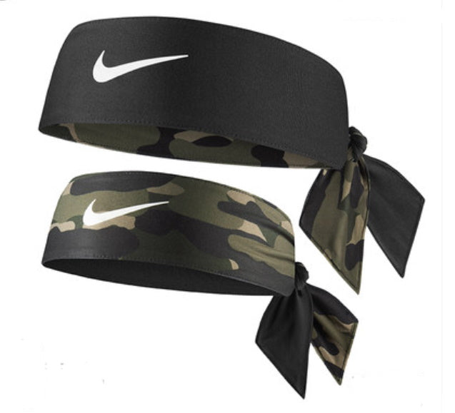 Nike Dri-Fit Reversible Head Tie (Black & Camo)