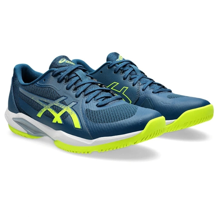 Asics Solution Swift FF2 Men's Tennis shoes (Mako blue-safety yellow)