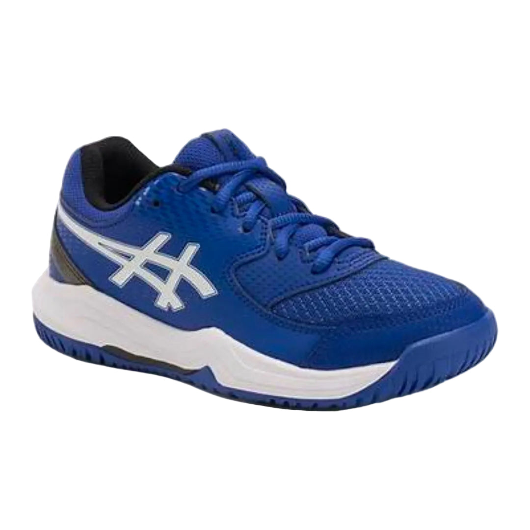 Asics Gel-Dedicate 8 GS Junior Tennis Shoes (Dark Cobalt-White)