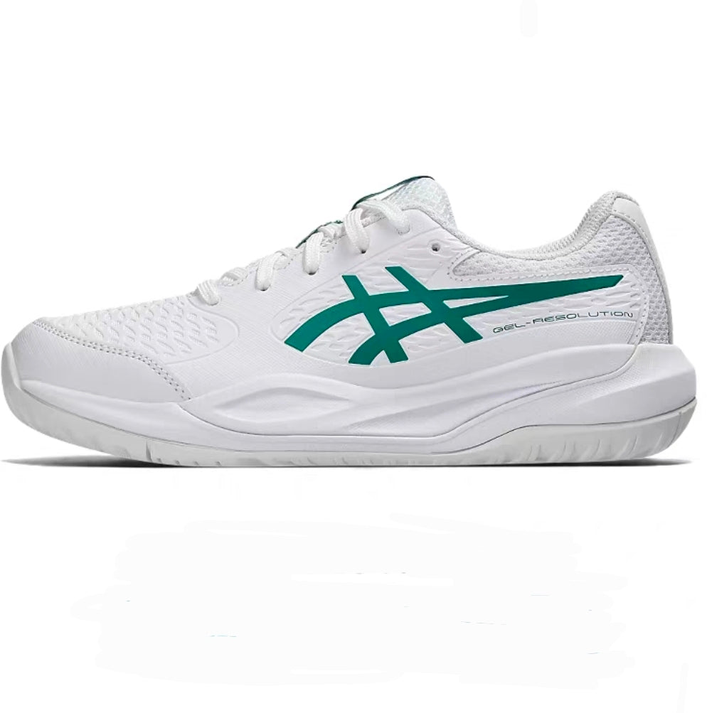 Asics Gel-Resolution X GS Junior Tennis Shoes (White-Putch Green) - SportStation HK